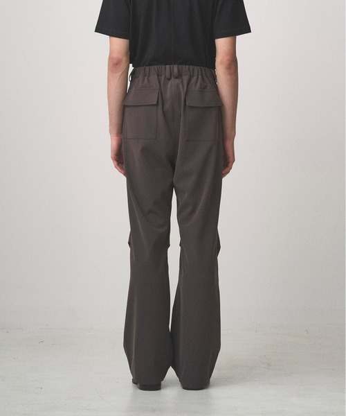 パンツ Juha 26SS SOFT SHELL KNEE-TUCK PANTS Juha（ユハ） ワイドパンツ カーゴパンツ SOFT SHELL KNEE-TUCK PANTS