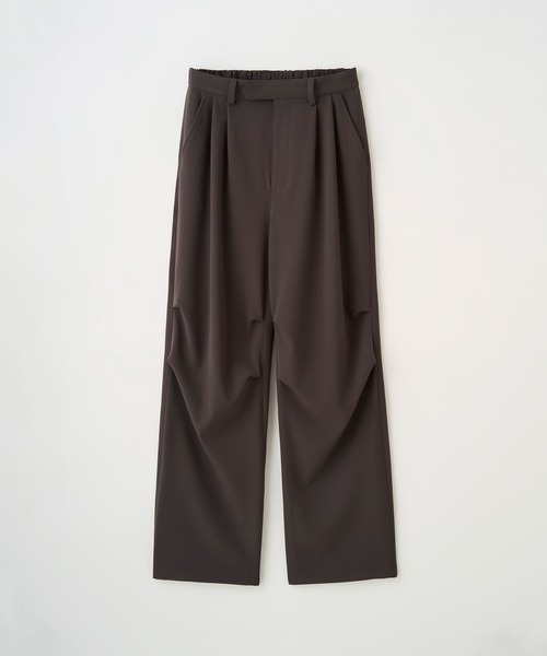 Juha（ユハ） ワイドパンツ カーゴパンツ SOFT SHELL KNEE-TUCK PANTS