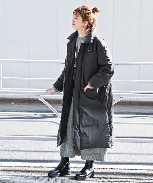 アウターまとめ売り　ブラック コート　ダウン B.C STOCK（ベーセーストック） 「Simplicite」ダウンジャケット FREE