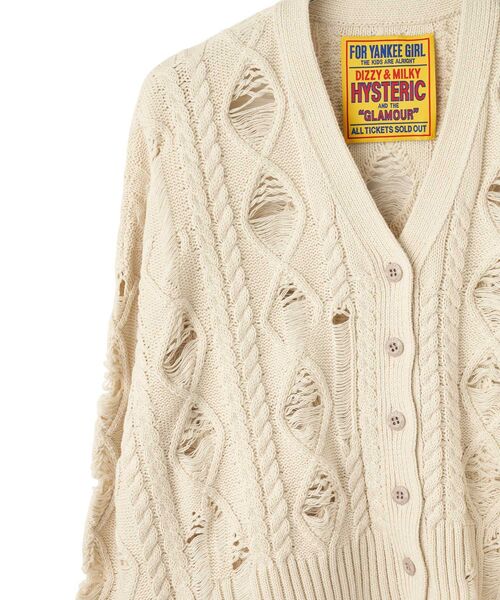 HYSTERIC GLAMOUR（ヒステリックグラマー） カーディガン HYSTERIC