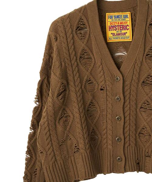 HYSTERIC GLAMOUR（ヒステリックグラマー） カーディガン HYSTERIC