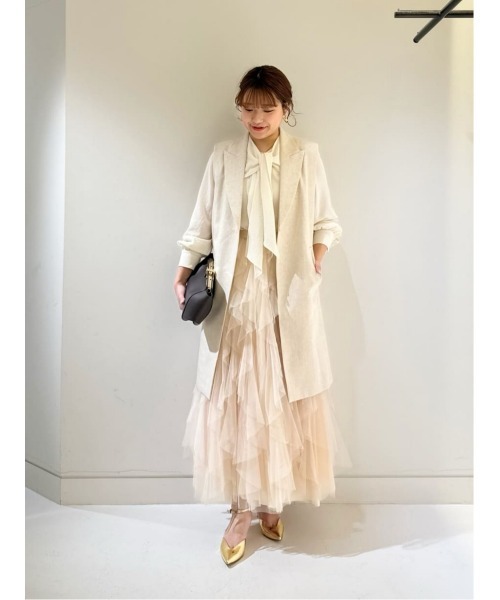 美品◎allureville コート 2 アルアバイル allureville（アルアバイル） コート 2 ネイビー レディース