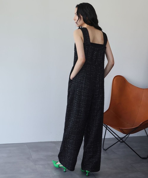 ELFRANK サロペット オーバーオール 「2025AW」ツイード ベア