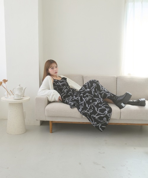 Ambre Neige（アンブルネージュ） ワンピース raffle ribbon camisole