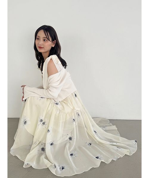 SNIDEL（スナイデル） カーディガン フレアスリーブショート