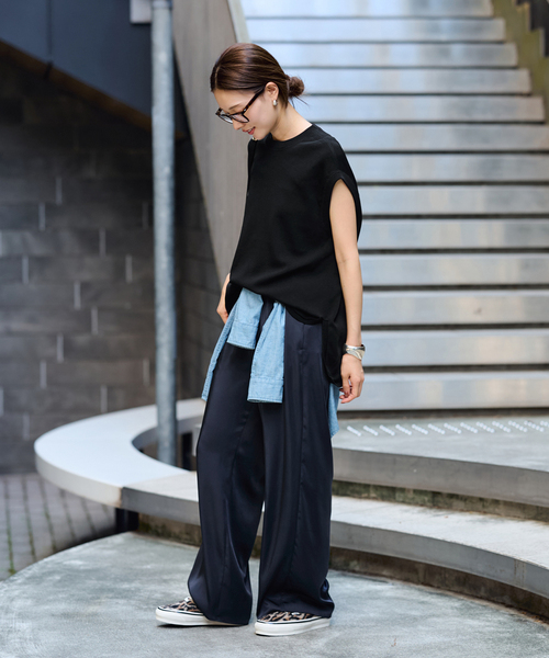 FRAMeWORK（フレームワーク） パンツ サテンイージーパンツ レディース