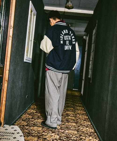 niko and…（ニコアンド） スラックス ワイドグルカスラックス メンズ