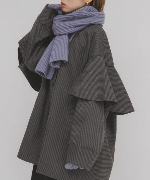 KBF（ケービーエフ） マフラー ストール リブニットマフラー