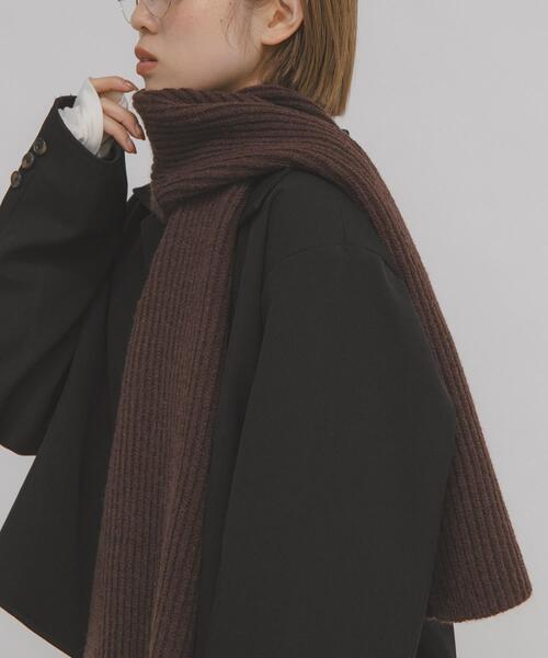 KBF（ケービーエフ） マフラー ストール リブニットマフラー