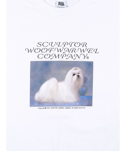 「SCULPTOR」 半袖Tシャツ SMALL ライトグレー レディース_画像9