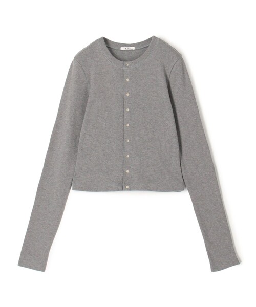 Edition（エディション） カーディガン コットンモダールフライス