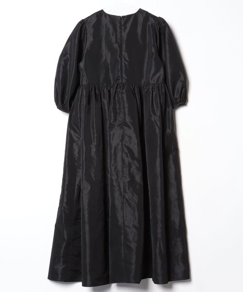 「CAROLINA GLASER」 半袖ワンピース ONE SIZE ブラック レディース_画像2