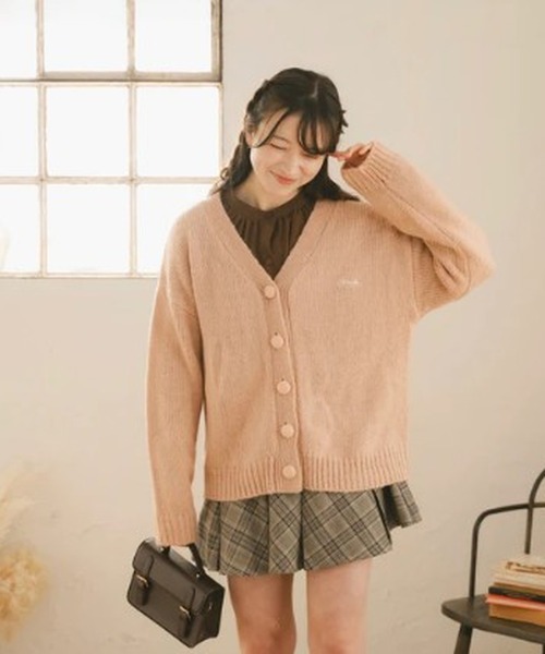 amr. カーディガン オリジナルロゴカーディガン レディース : ZOZOTOWN