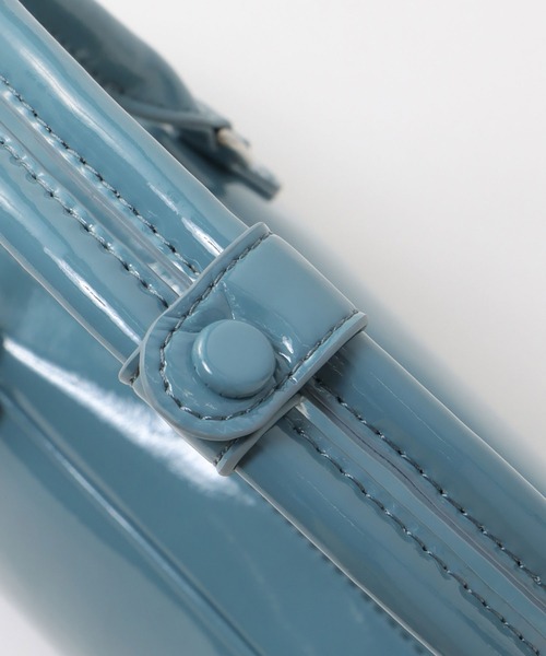 Three Four Time（スリーフォータイム） ボストンバッグ 横長エナメル