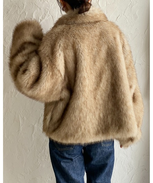 She's Closet コート アウター ショート丈襟付きフロントジップ