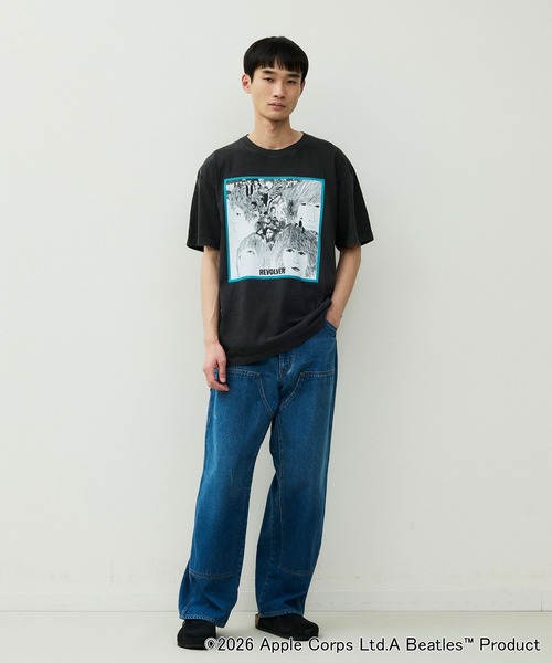 ワイドパンツ パンツ ダブルニーパンツ メンズの画像