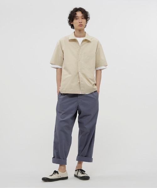 「MHL.」 半袖シャツ SMALL オフホワイト メンズの画像