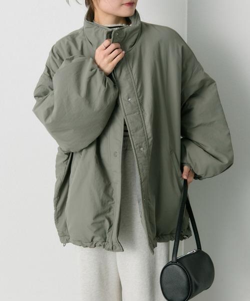 pual ce cin コート アウター 「WEB限定」リバーシブルスタンドカラー