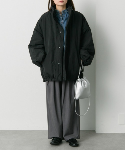 pual ce cin コート アウター 「WEB限定」リバーシブルスタンドカラー