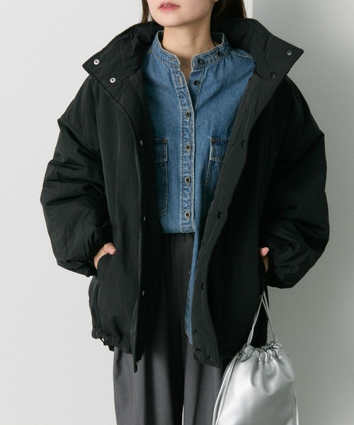 pual ce cin コート アウター 「WEB限定」リバーシブルスタンドカラー