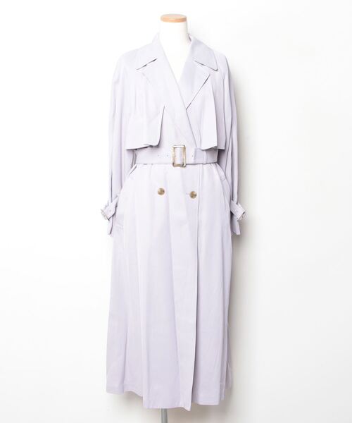 JILL STUART（ジルスチュアート） トレンチコート MEDIUM パープル