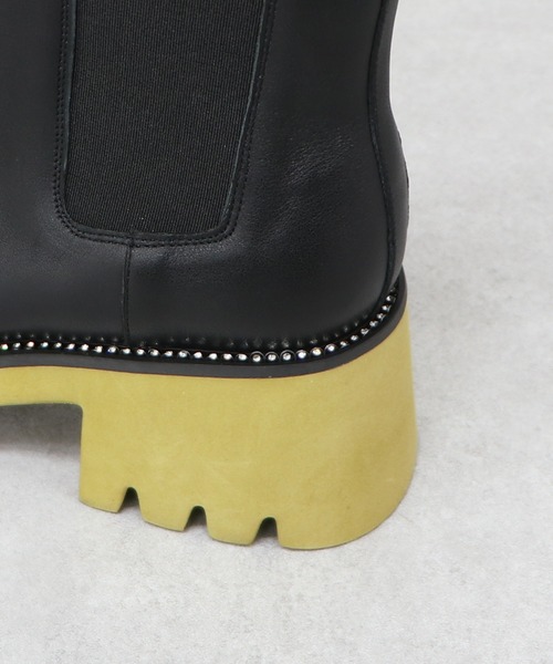 「NICAL」 ショートブーツ M ブラック レディース_画像4