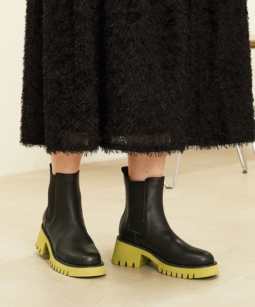 「NICAL」 ショートブーツ M ブラック レディース_画像8