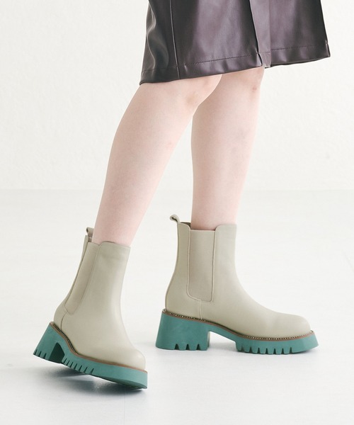 「NICAL」 ショートブーツ M ブラック レディース_画像9