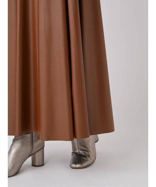 「FRAY I.D」 フレアスカート 0 モカ レディース_画像4