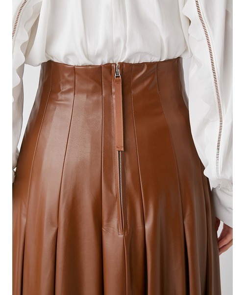 「FRAY I.D」 フレアスカート 0 モカ レディース_画像8