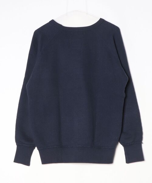 「SEVESKIG」 スウェットカットソー L ネイビー メンズ_画像2
