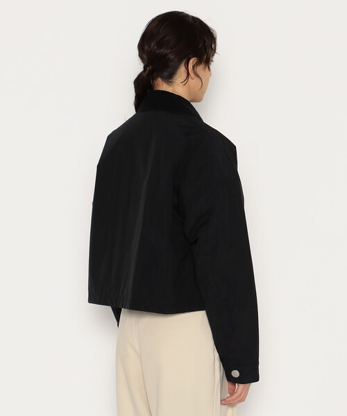 「DANTON」 ナイロンブルゾン 34 チャコール レディース_画像5