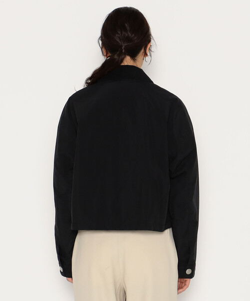 「DANTON」 ナイロンブルゾン 34 チャコール レディース_画像6