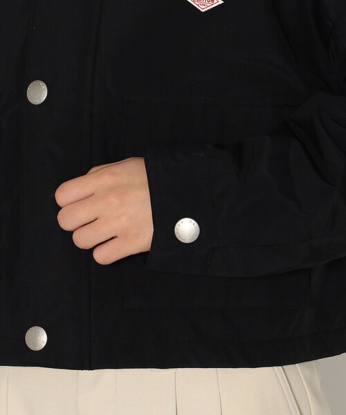 「DANTON」 ナイロンブルゾン 34 チャコール レディース_画像9