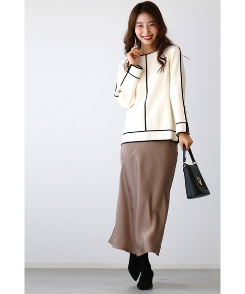 「Ehre style」 長袖カットソー FREE ブラック レディース_画像7