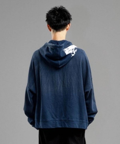 パーカー ECRZN/エクラゾン/Duffle Duo Hood/NAVY メンズ レディース