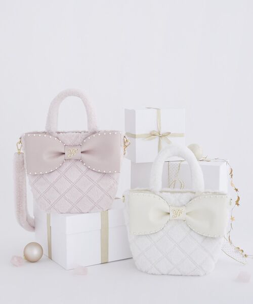 Maison de FLEUR（メゾンドフルール） ハンドバッグ フェイクファー