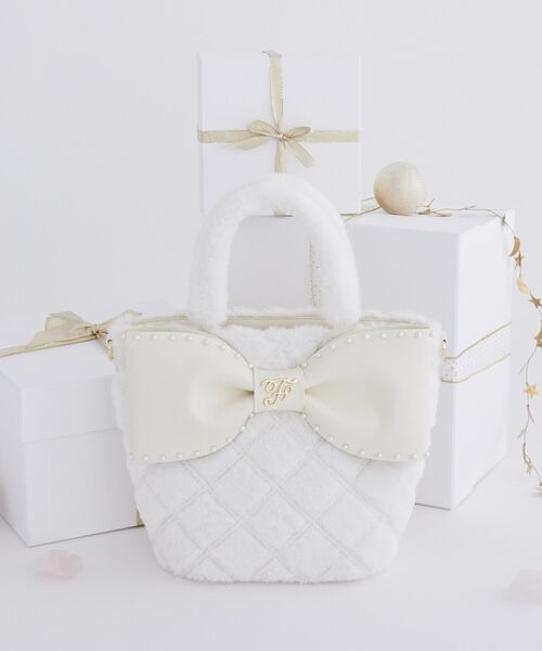 Maison de FLEUR（メゾンドフルール） ハンドバッグ フェイクファー