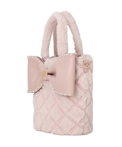 Maison de FLEUR（メゾンドフルール） ハンドバッグ フェイクファー 