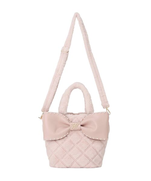 Maison de FLEUR（メゾンドフルール） ハンドバッグ フェイクファー 