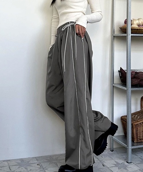 「BARELY BLUE」 カーゴパンツ MEDIUM グレー レディース_画像5