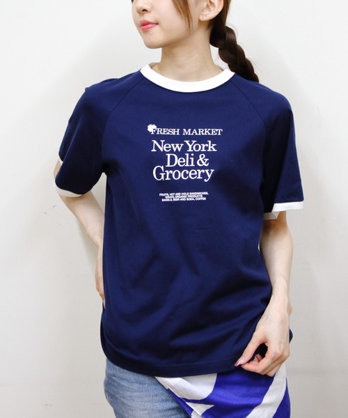 【新品】THE SHINZONE ❤️ フレッシュマーケットリンガーTシャツ THE SHINZONE（ザ シンゾーン） tシャツ 半袖 THE SINZONE/シンゾーン