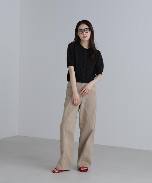 「FREE'S MART」 ニットカーディガン FREE ブラウン レディース_画像6