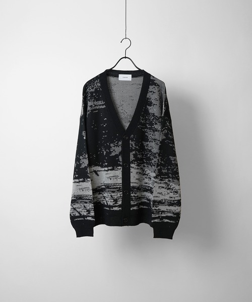 「Confirm」 ニットカーディガン L グリーン系その他2 メンズ_画像3