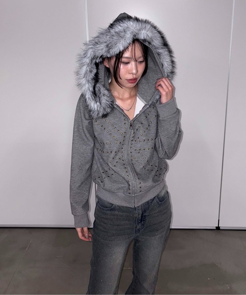 sedacle girl（セダクルガール） パーカー ユニオンスタッズフェイク