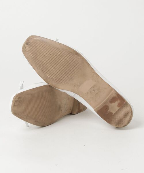 「STILMODA」 フラットパンプス 38 ホワイト レディース_画像3