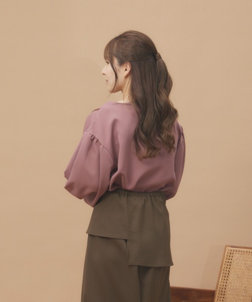 「moi tytto」 長袖ブラウス FREE ベージュ レディース_画像4