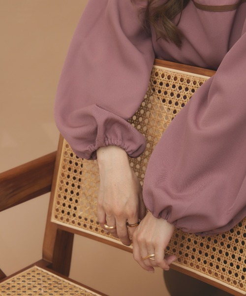 「moi tytto」 長袖ブラウス FREE ベージュ レディース_画像7