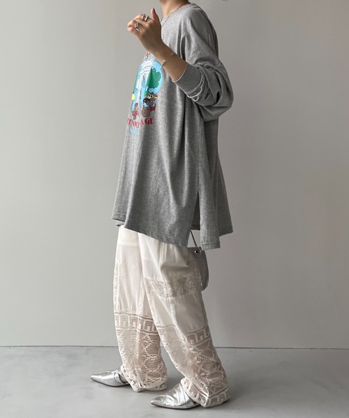 「wee9s」 イージーパンツ size1 ブラック レディース_画像9