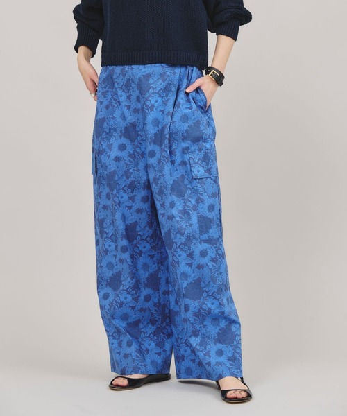 Curensology（カレンソロジー） カーゴパンツ FREE ブルー レディース